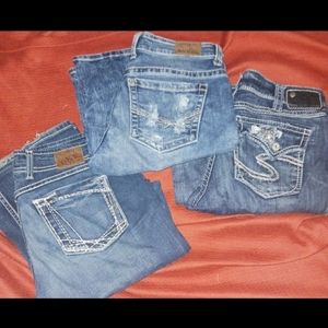 3 pair jean bundle: BKE and Silver (31 and 30)